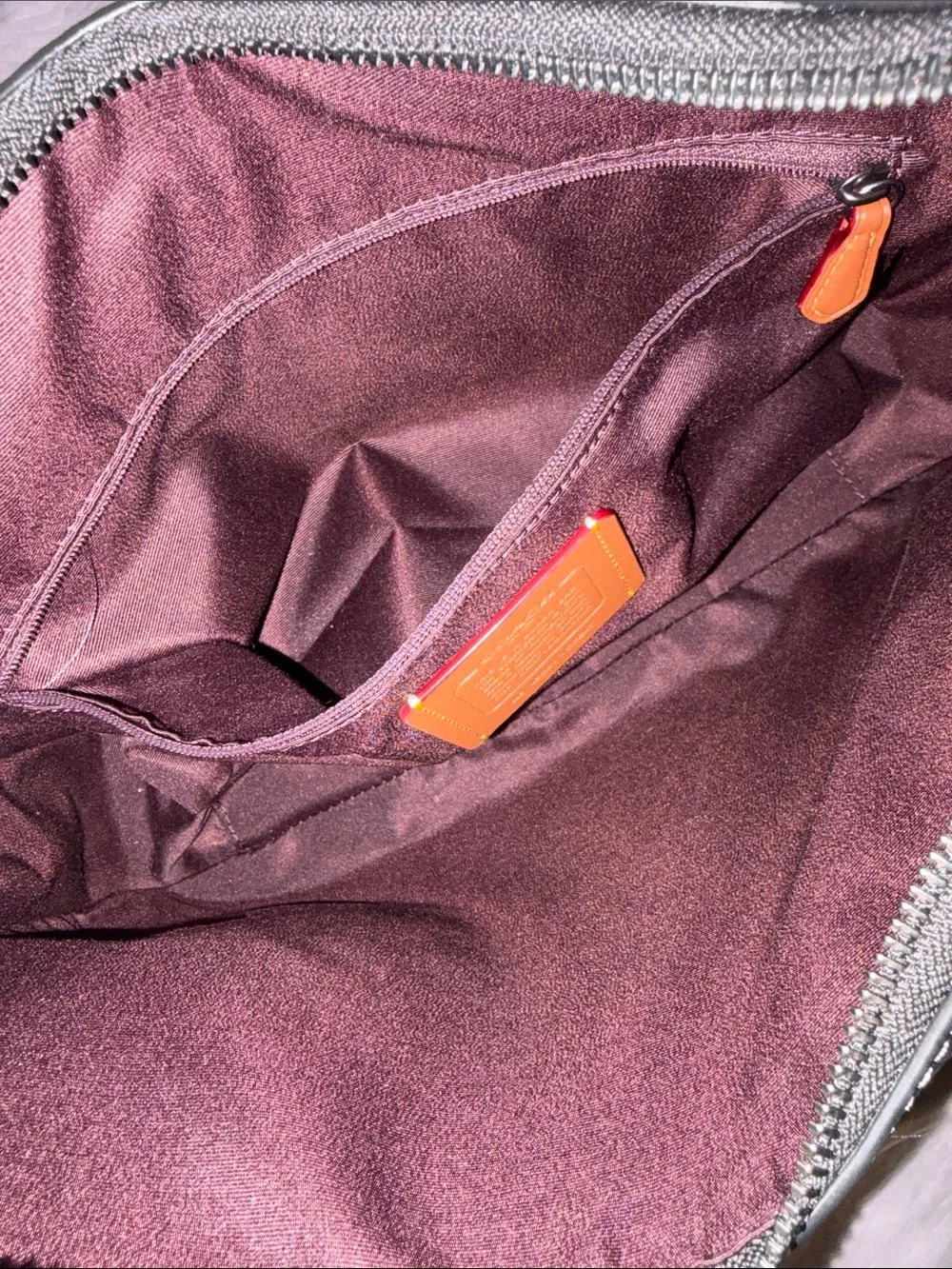 Coach Black Pebbled Leather Shoulder Bag